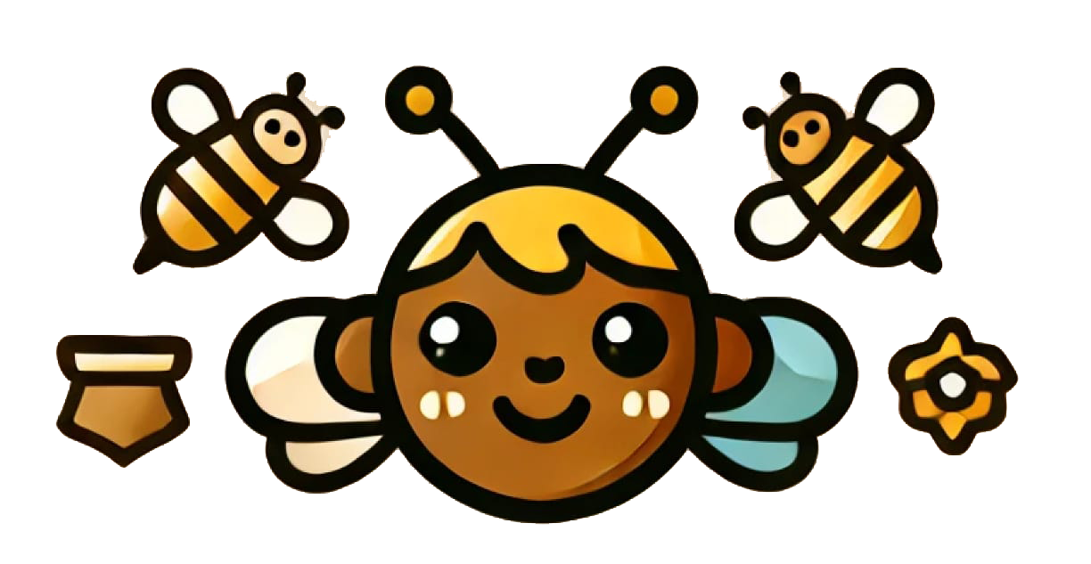 Bee flight path decoration